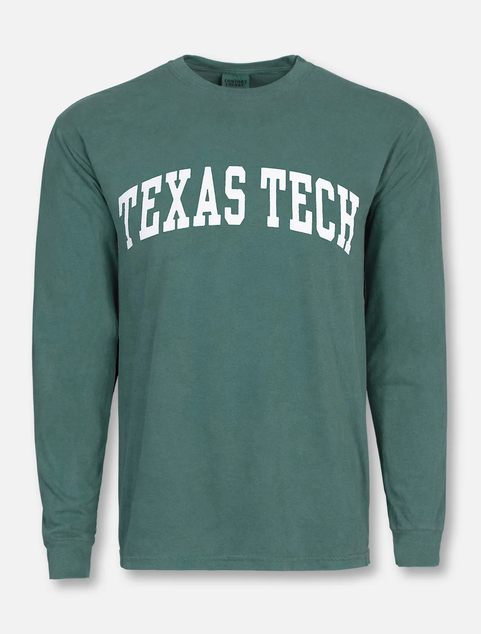 Texas Tech Red Raiders Classic White Arch Long Sleeve T-Shirt - Image 5