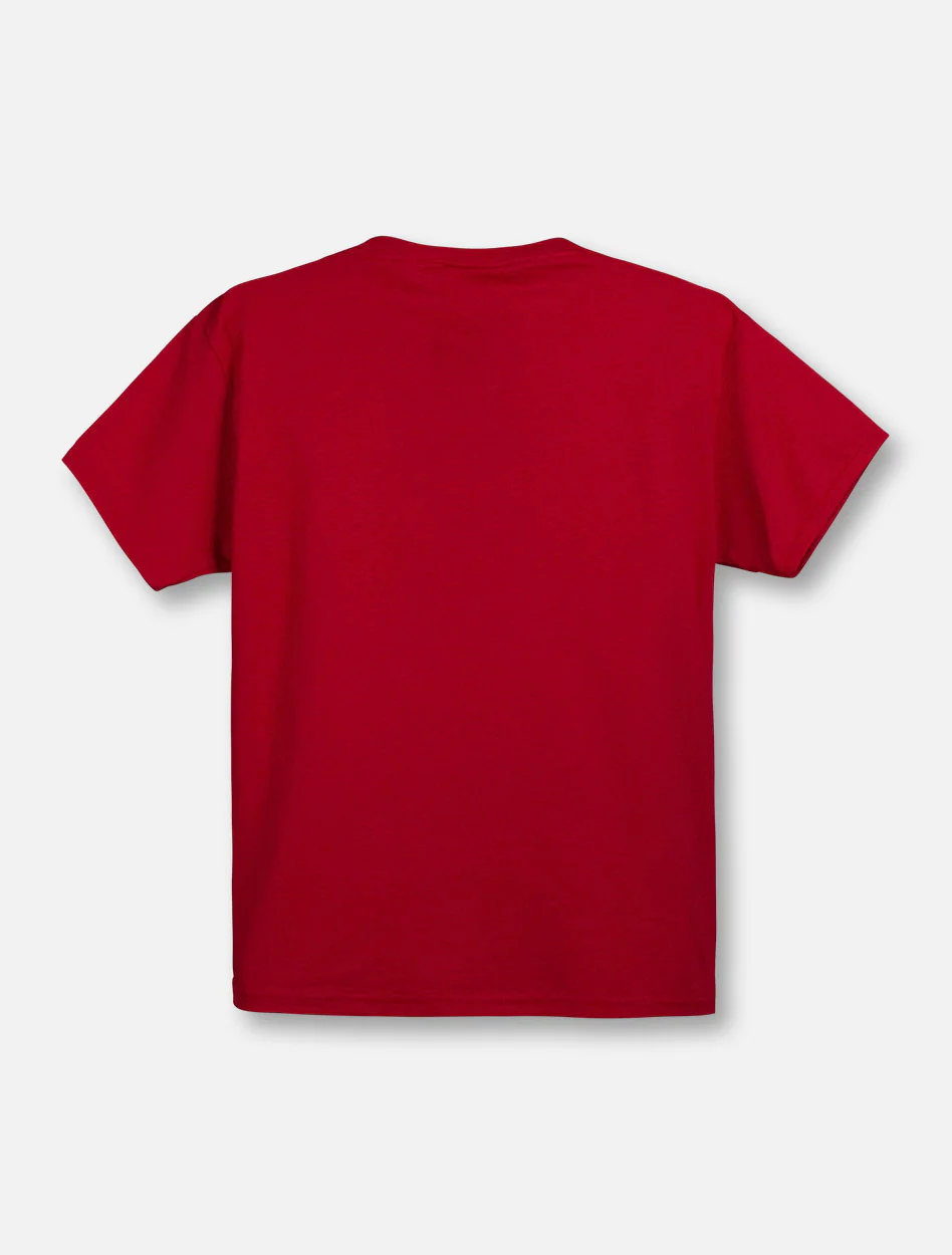 Texas Tech Red Raiders Classic White Arch YOUTH T-Shirt - Image 4