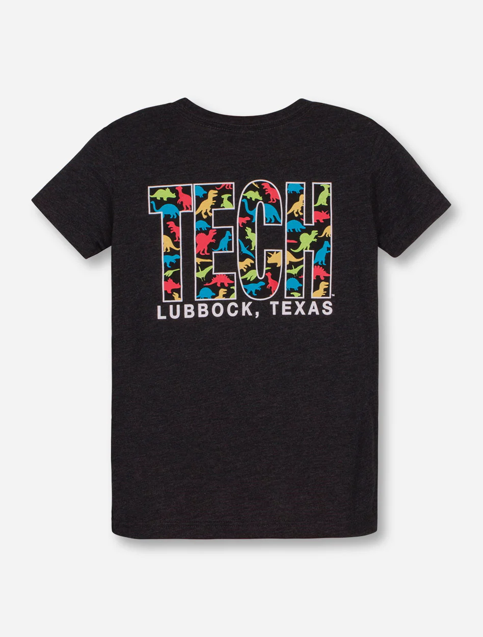 Texas Tech Red Raiders Dinosaurs Lubbock, TX TECH YOUTH T-Shirt