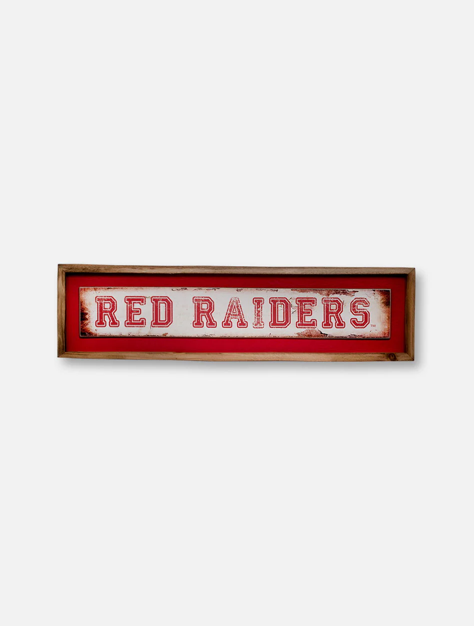 Texas Tech Red Raiders Distressed Wall Decor