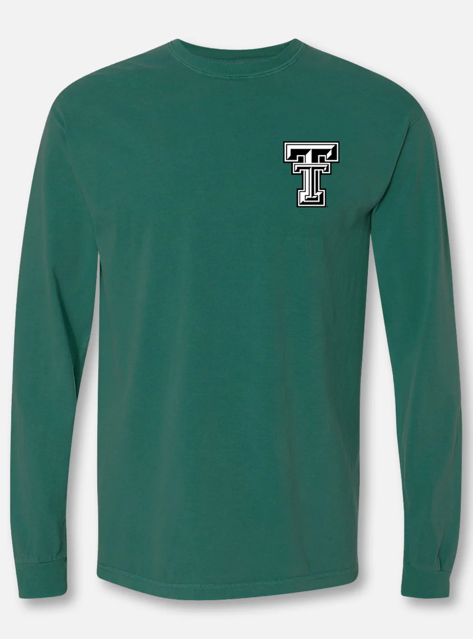 Texas Tech Red Raiders "Dog Gone Good" Blue Spruce Long Sleeve T-Shirt - Image 2
