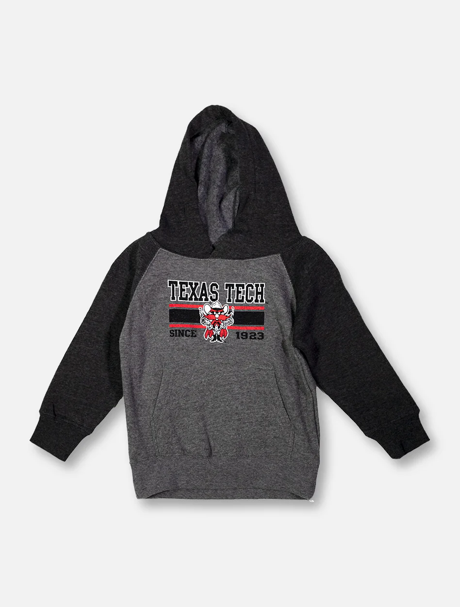 Texas Tech Red Raiders "Dots" Raider Red TODDLER Raglan Hoodie