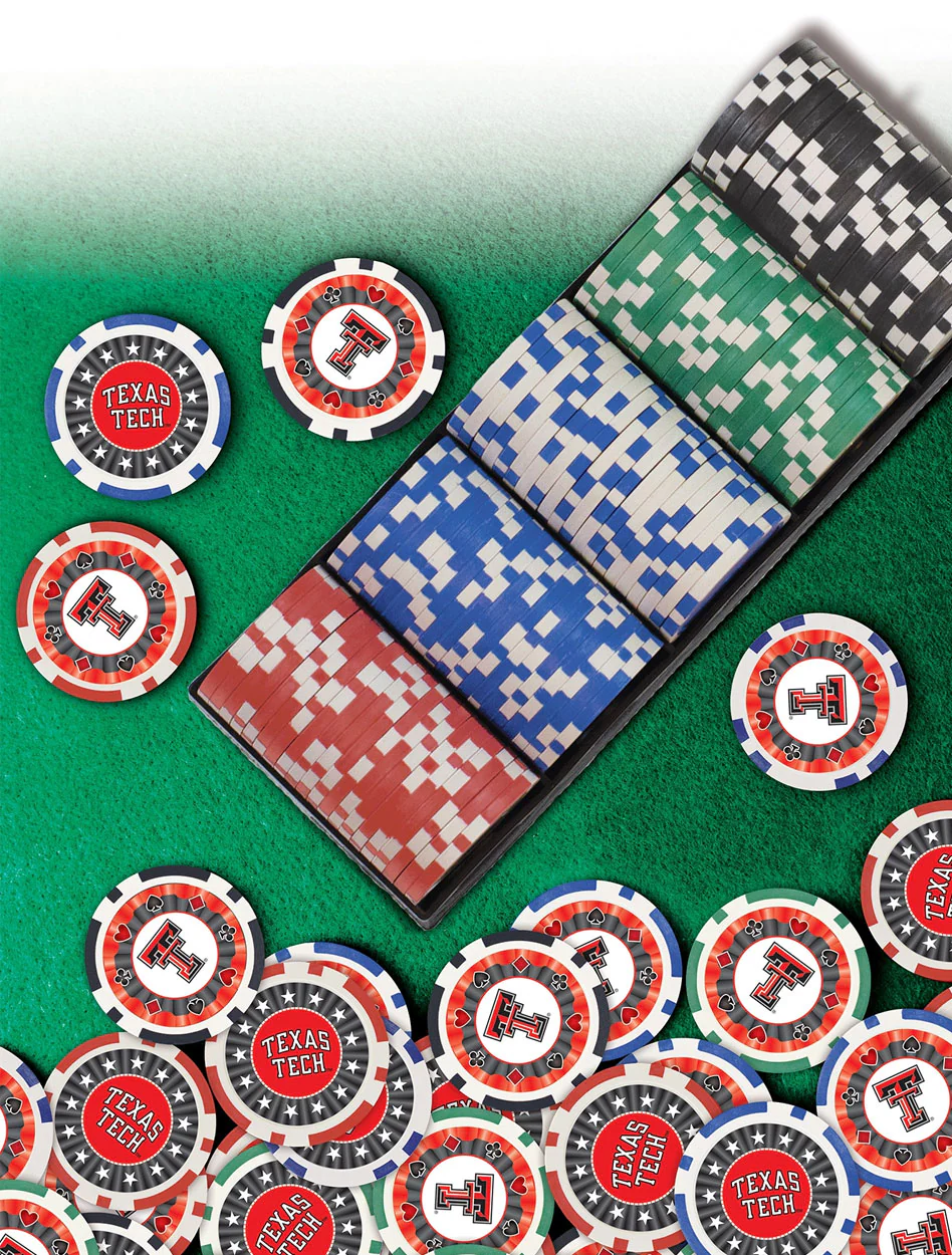 Texas Tech Red Raiders Double T 100 Piece Poker Chips - Image 2