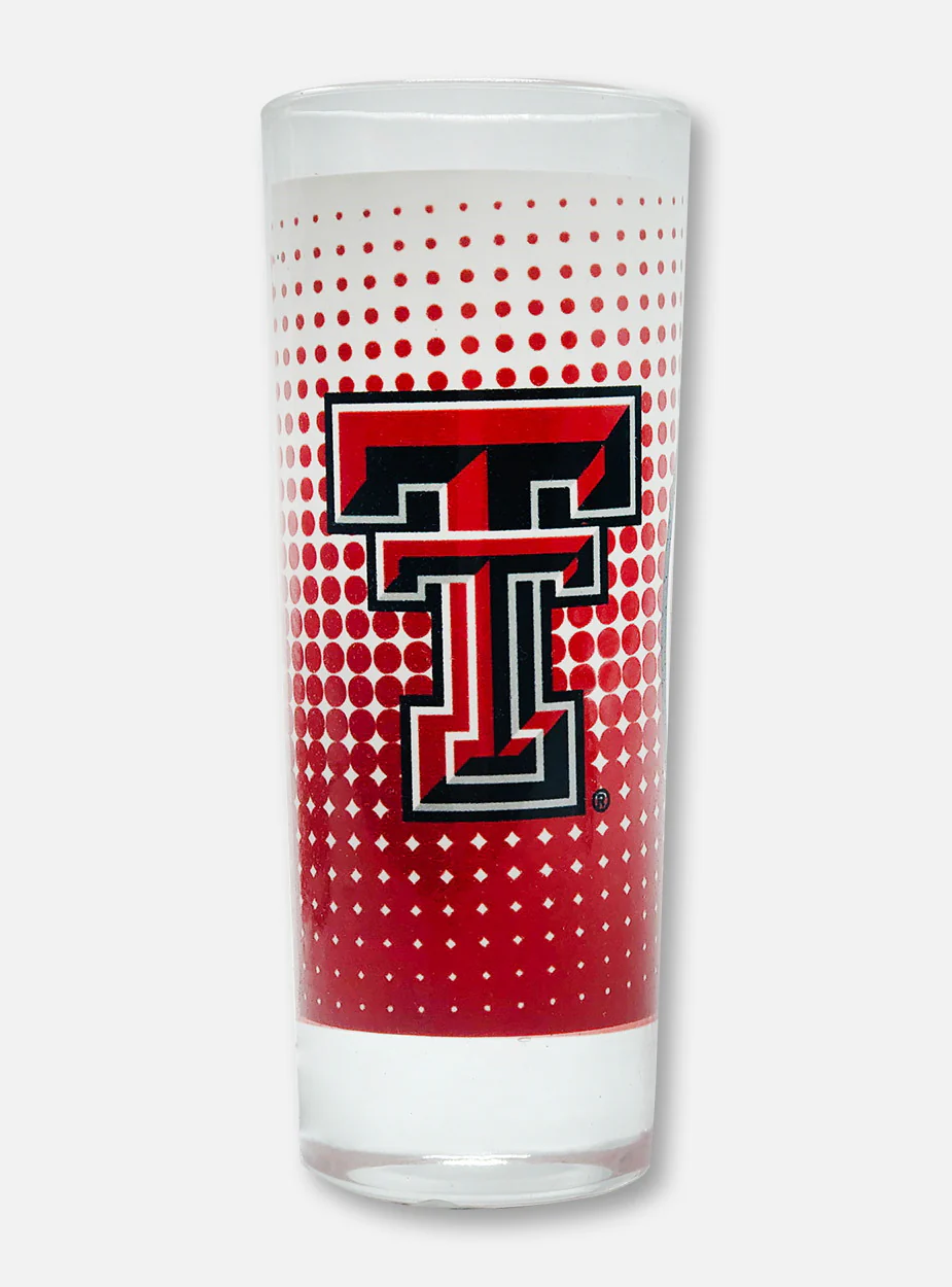 Texas Tech Red Raiders Double T Dotted Shooter Shot Glass - Image 2