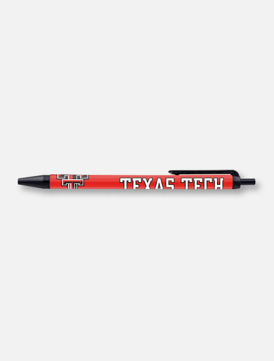 Texas Tech Red Raiders Double T Five-Pack Pen Set - Image 2