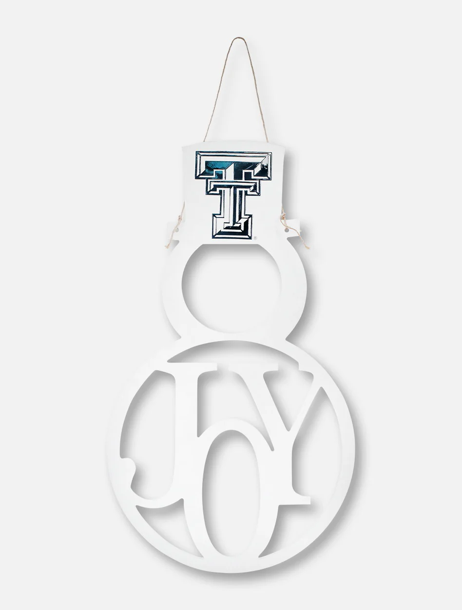 Texas Tech Red Raiders Double T "Joy" Snowman Wall Decor