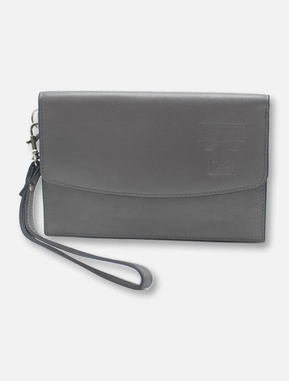 Texas Tech Red Raiders Double T Nappa Clutch