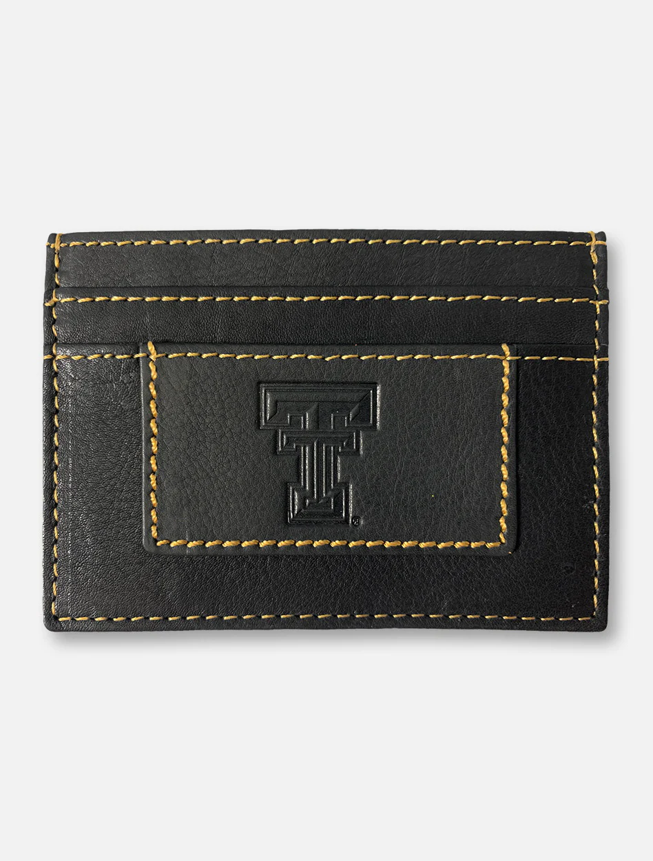 Texas Tech Red Raiders Double T Nappa Leather Card Holder