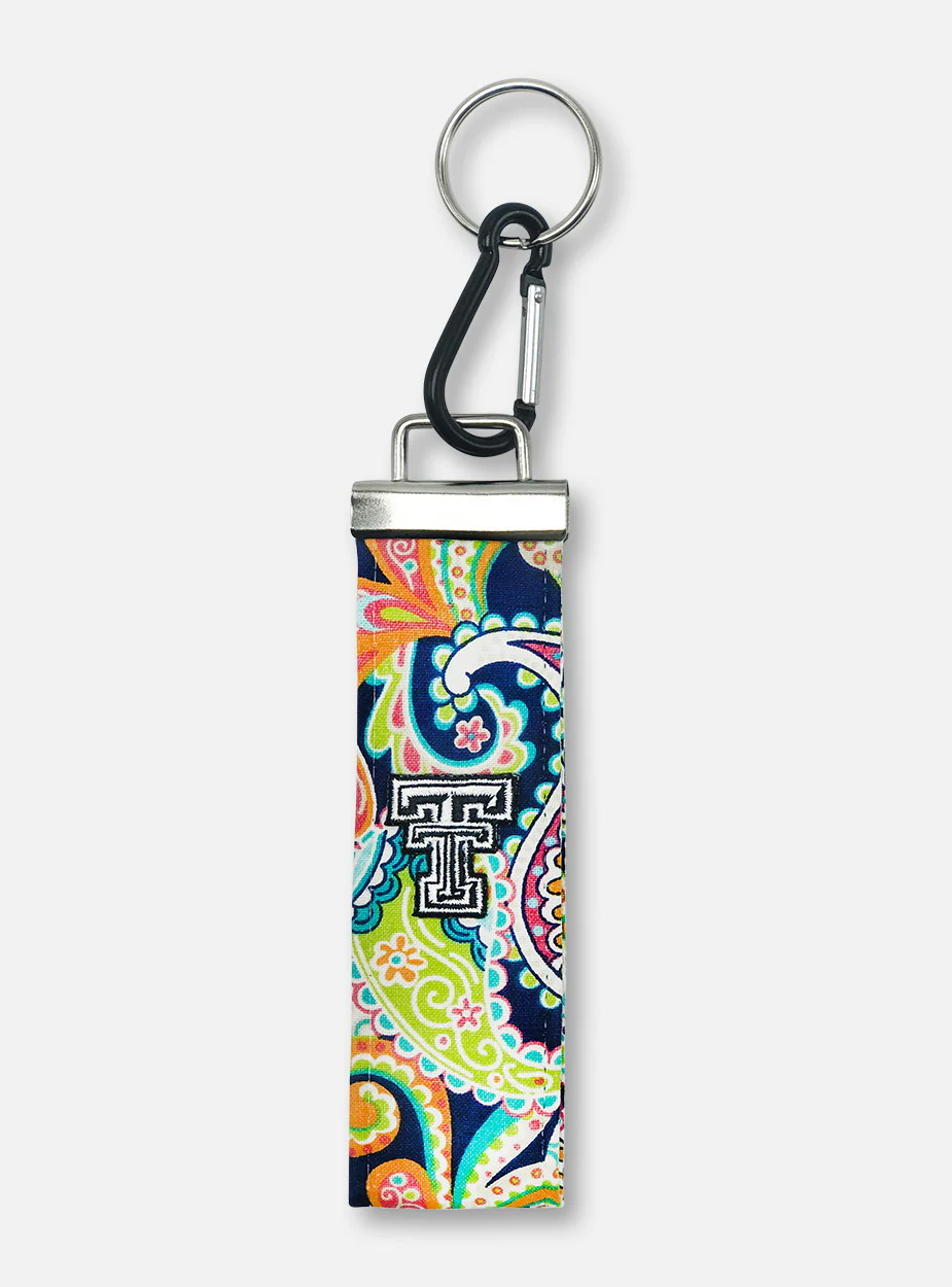 Texas Tech Red Raiders Double T "Paisley" Wrist Key Fob
