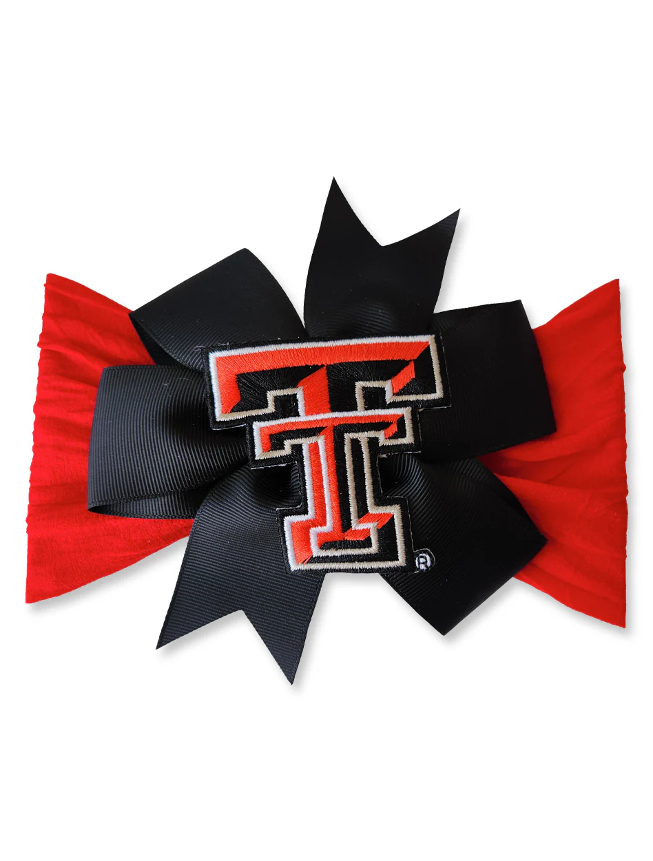 Texas Tech Red Raiders Double T Pinwheel Headband