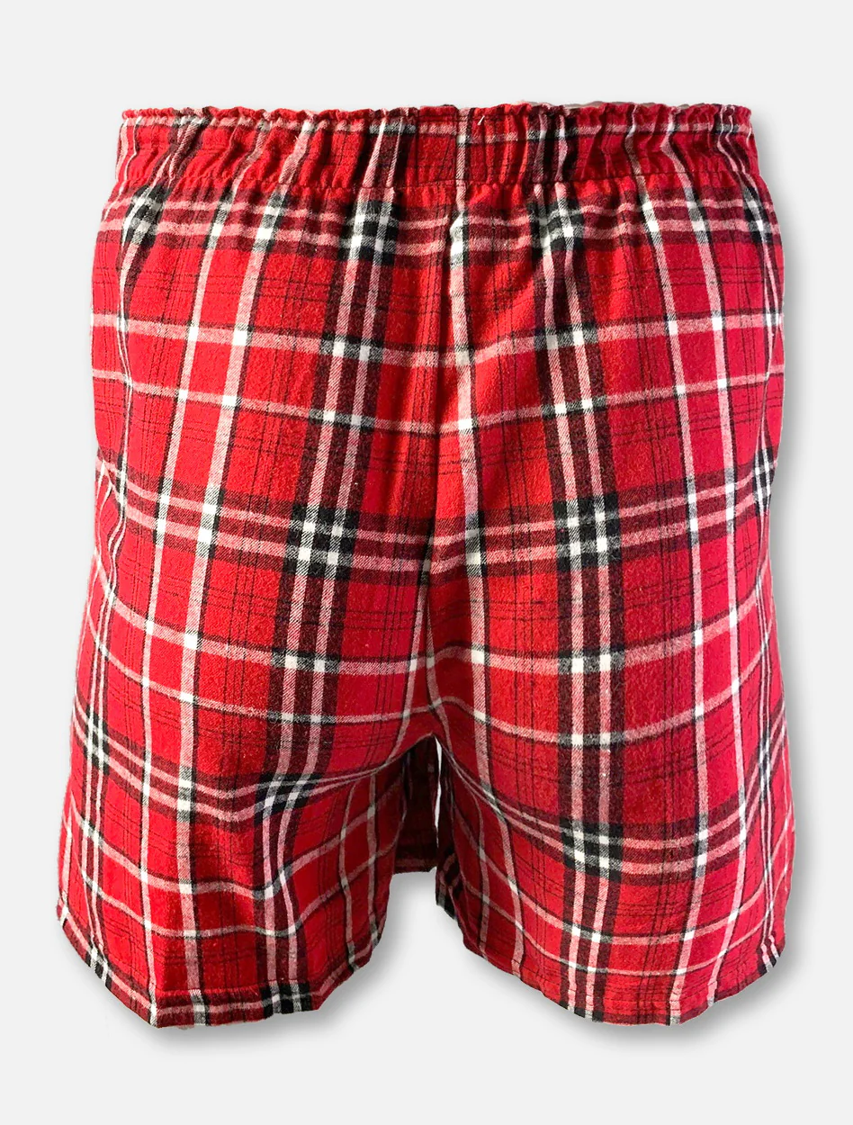 Texas Tech Red Raiders Double T Plaid Flannel Boxers - Image 2