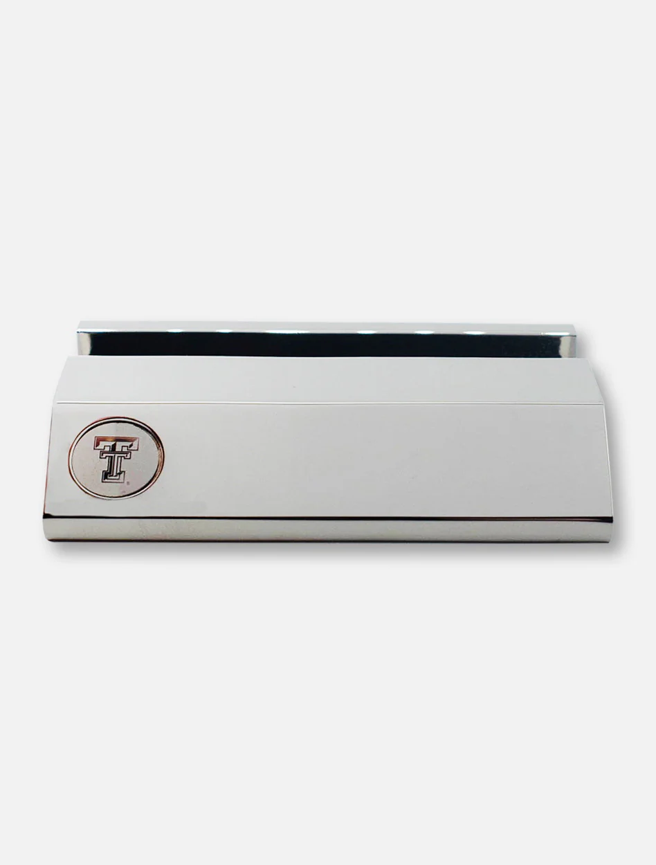 Texas Tech Red Raiders Double T Polished Business Card Holder