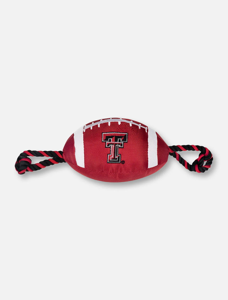 Texas Tech Red Raiders Double T Red Football Pet Toy