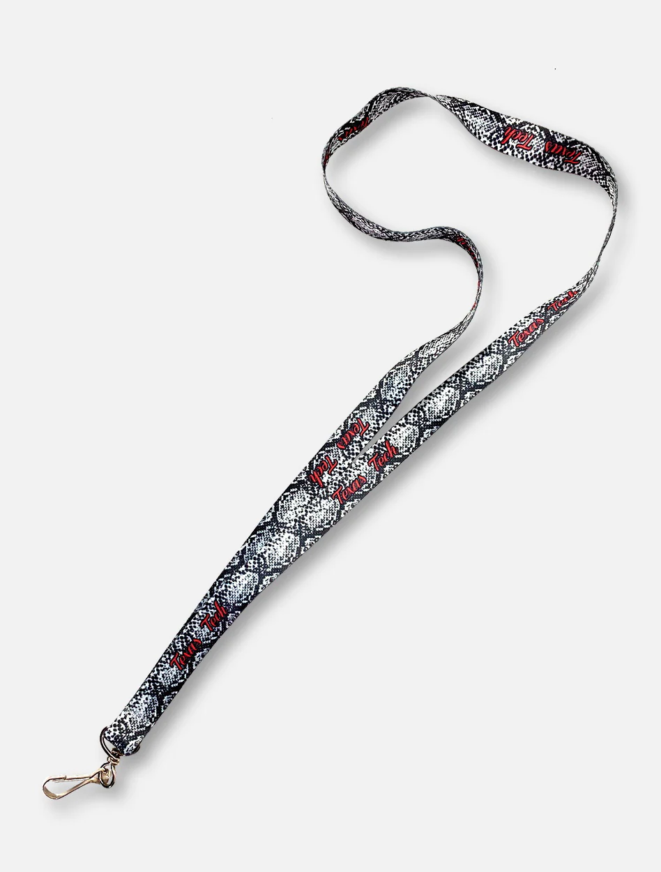 Texas Tech Red Raiders Double T Snakeskin Lanyard