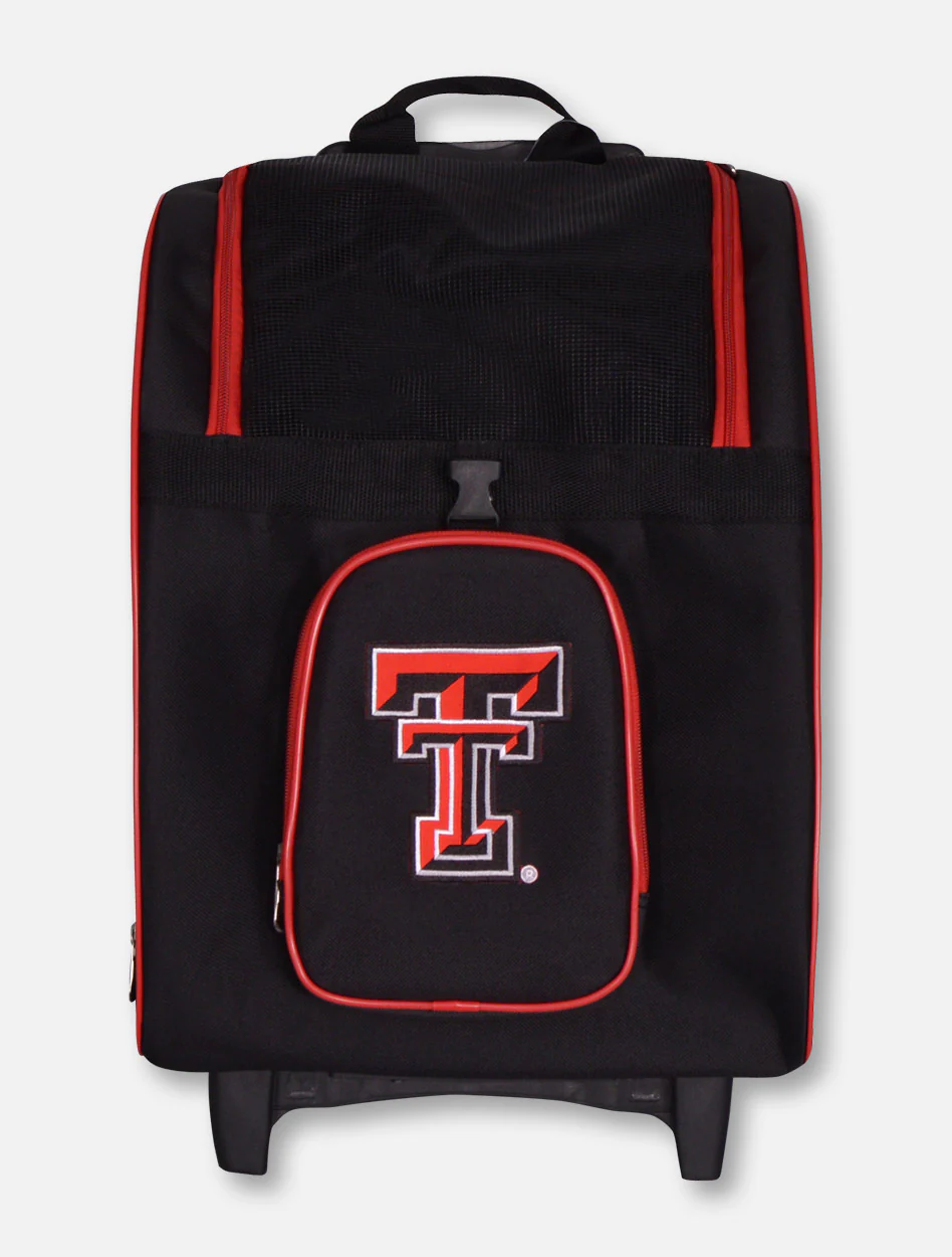 Texas Tech Red Raiders Double T Wheeled Pet Carrier