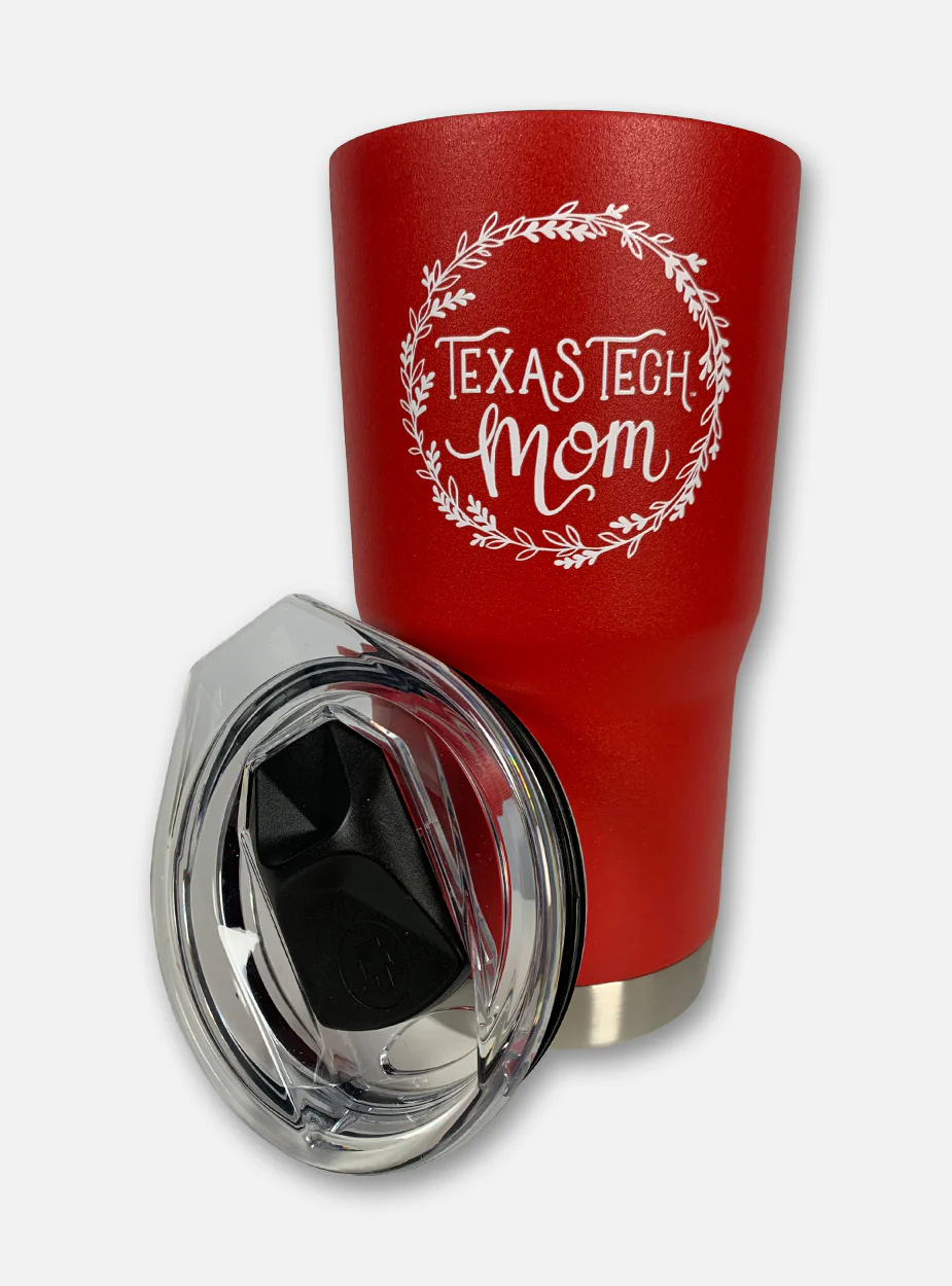 Texas Tech Red Raiders Double Walled 20 oz Team Color Mom Travel Tumbler - Image 2