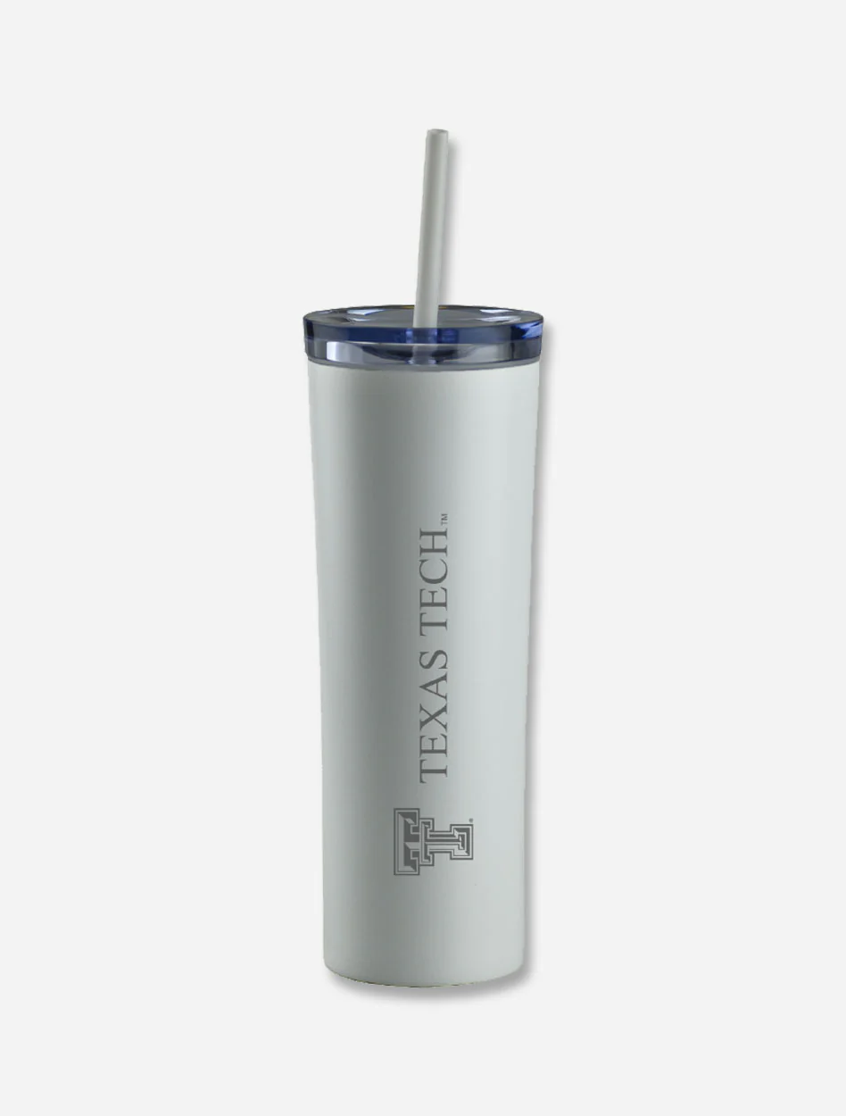 Texas Tech Red Raiders Double Walled Tumbler with Straw