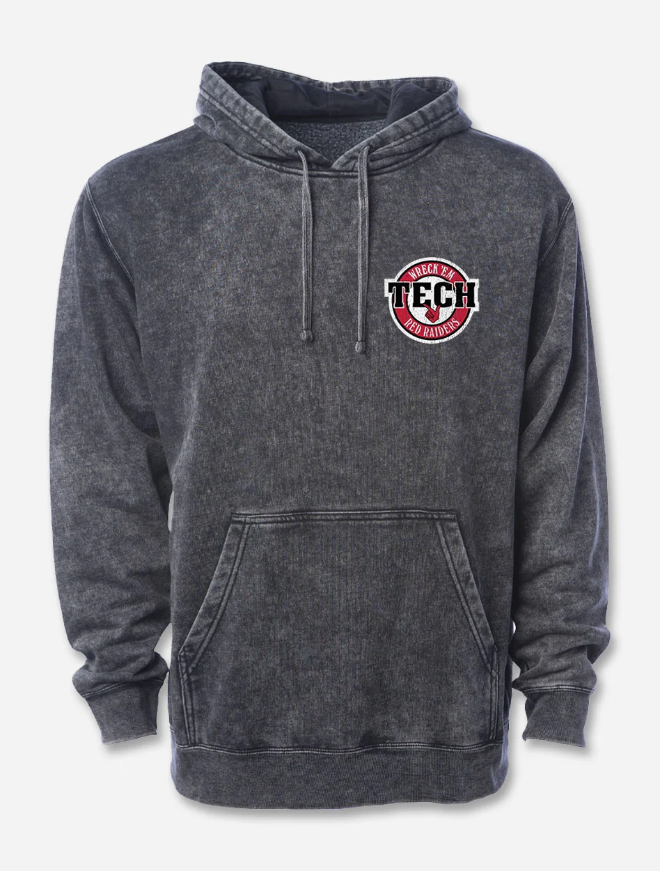 Texas Tech Red Raiders "Drop In" Acid Wash Hood - Image 2