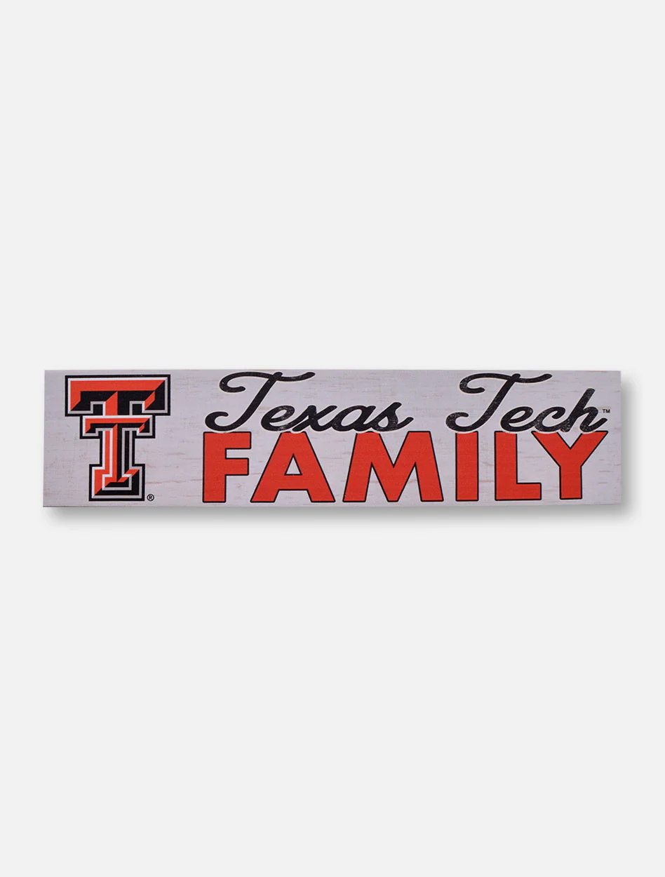 Texas Tech Red Raiders Family with Double T Wall Art