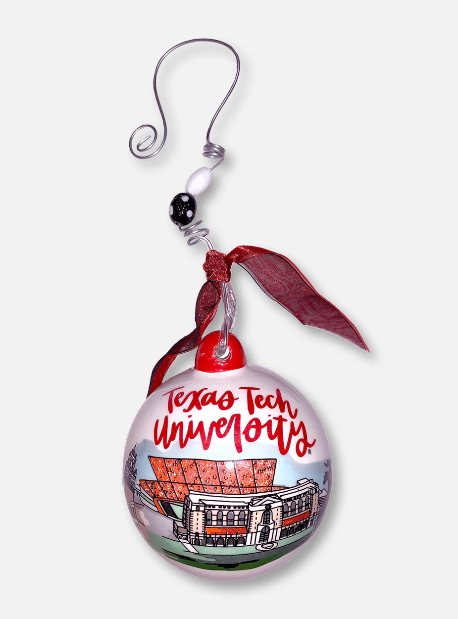 Texas Tech Red Raiders Glory Haus Landmark Ball Ornament
