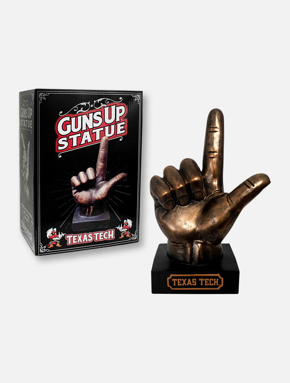 Texas Tech Red Raiders "Guns Up" Statue