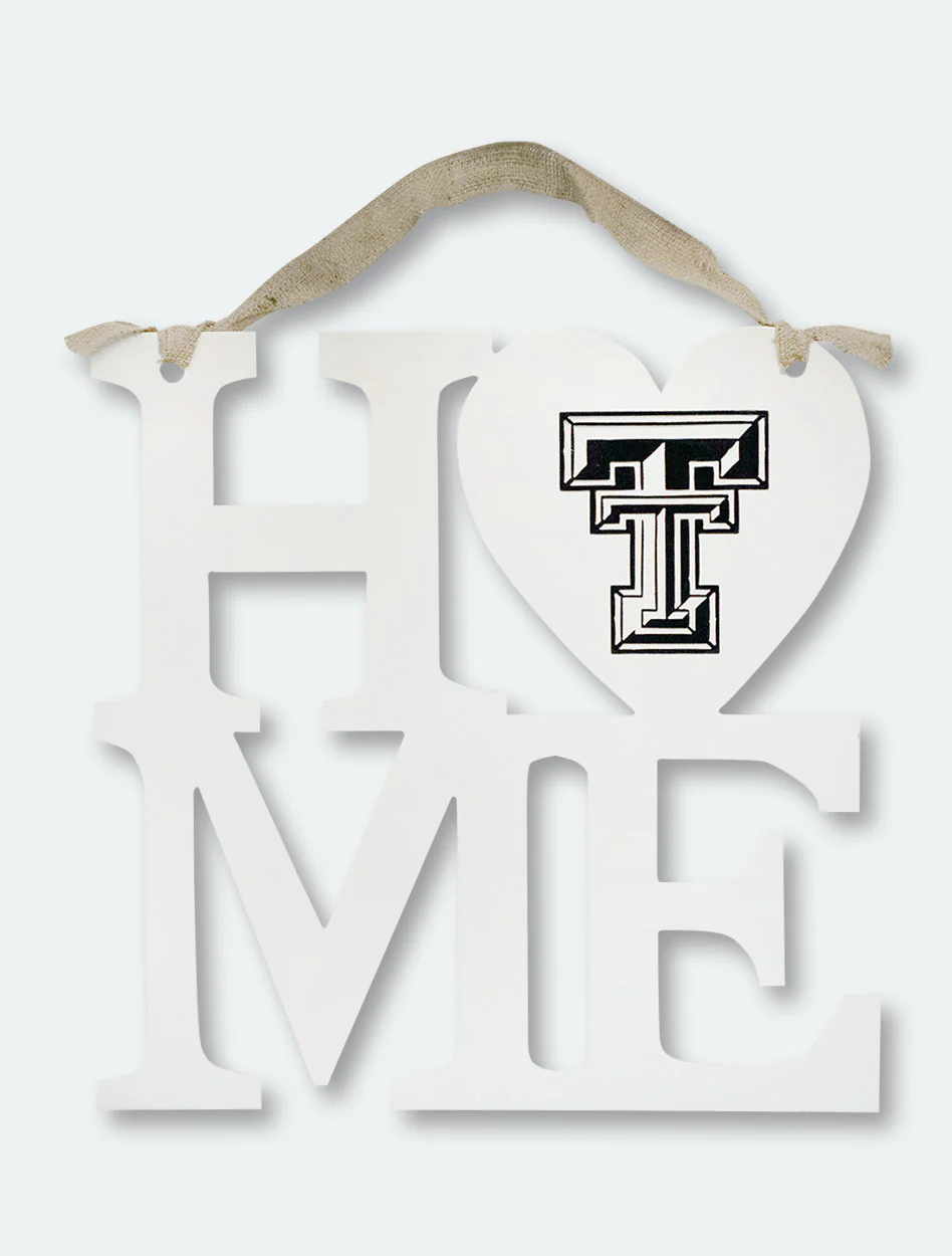 Texas Tech Red Raiders Home Guns Up Logo Wall Decor - Image 2