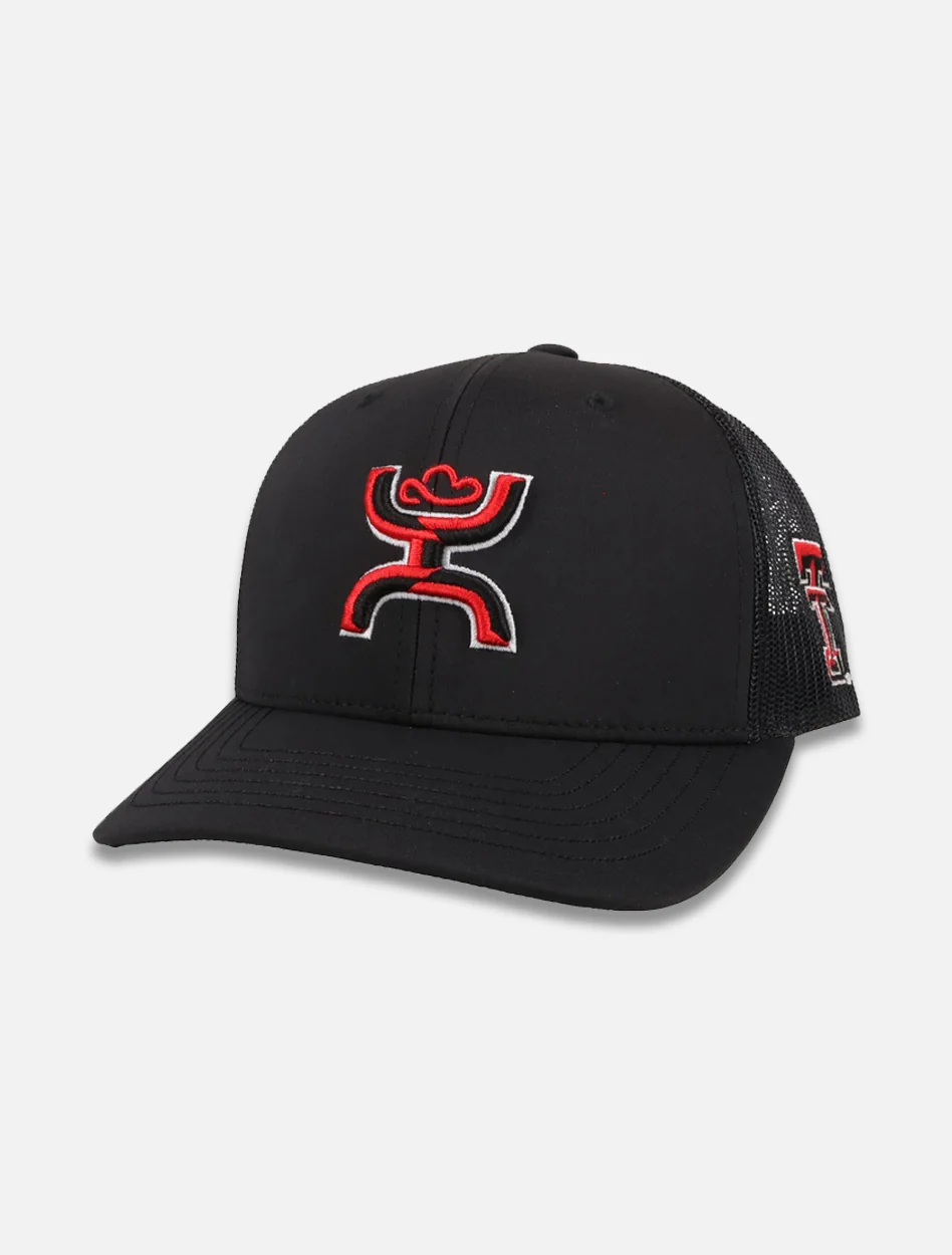 Texas Tech Red Raiders Hooey Cap with Hooey Logo and Double T on side Snapback Cap