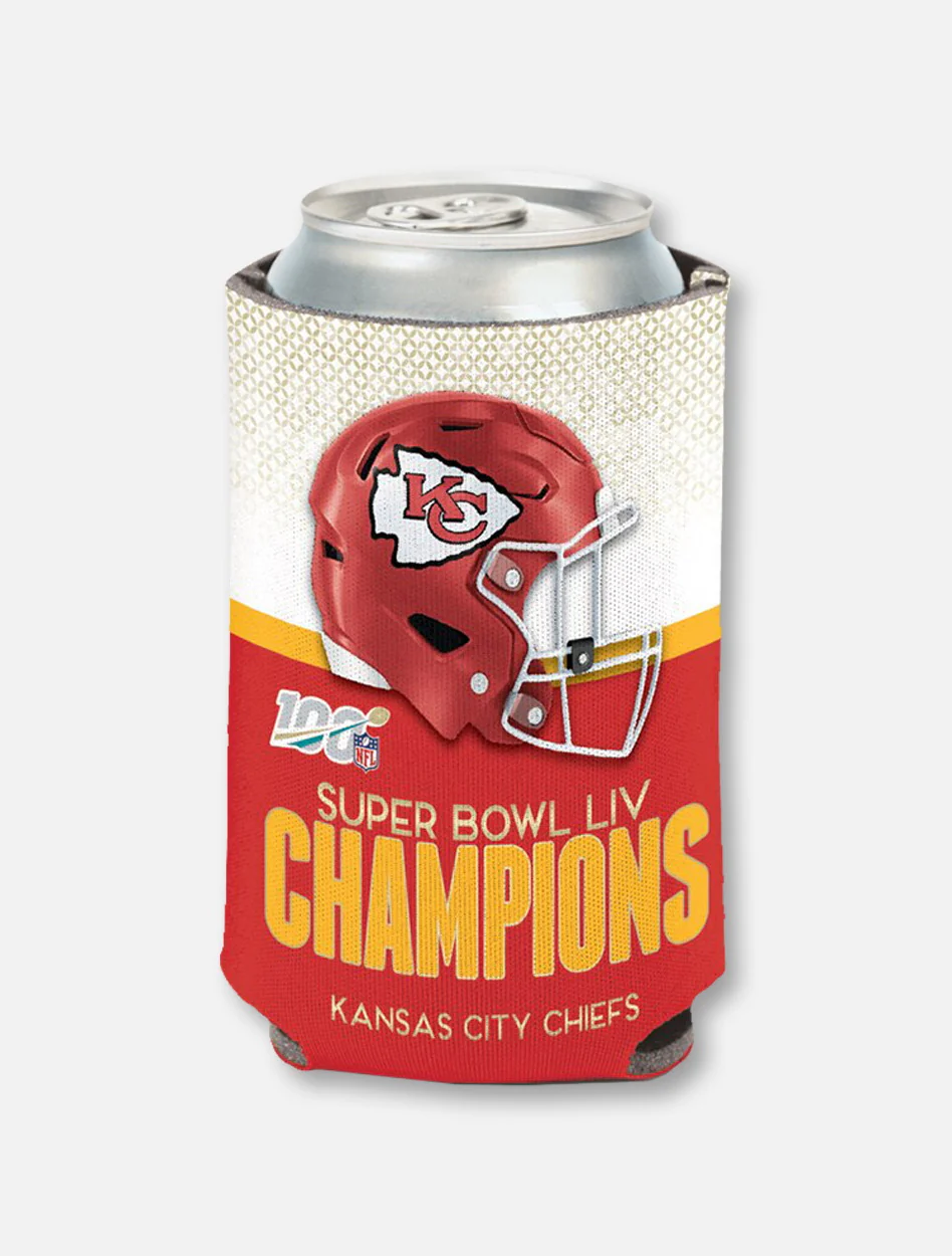 Texas Tech Red Raiders Kansas City Chiefs Super Bowl LIV Champions 12oz Can Cooler - Image 2