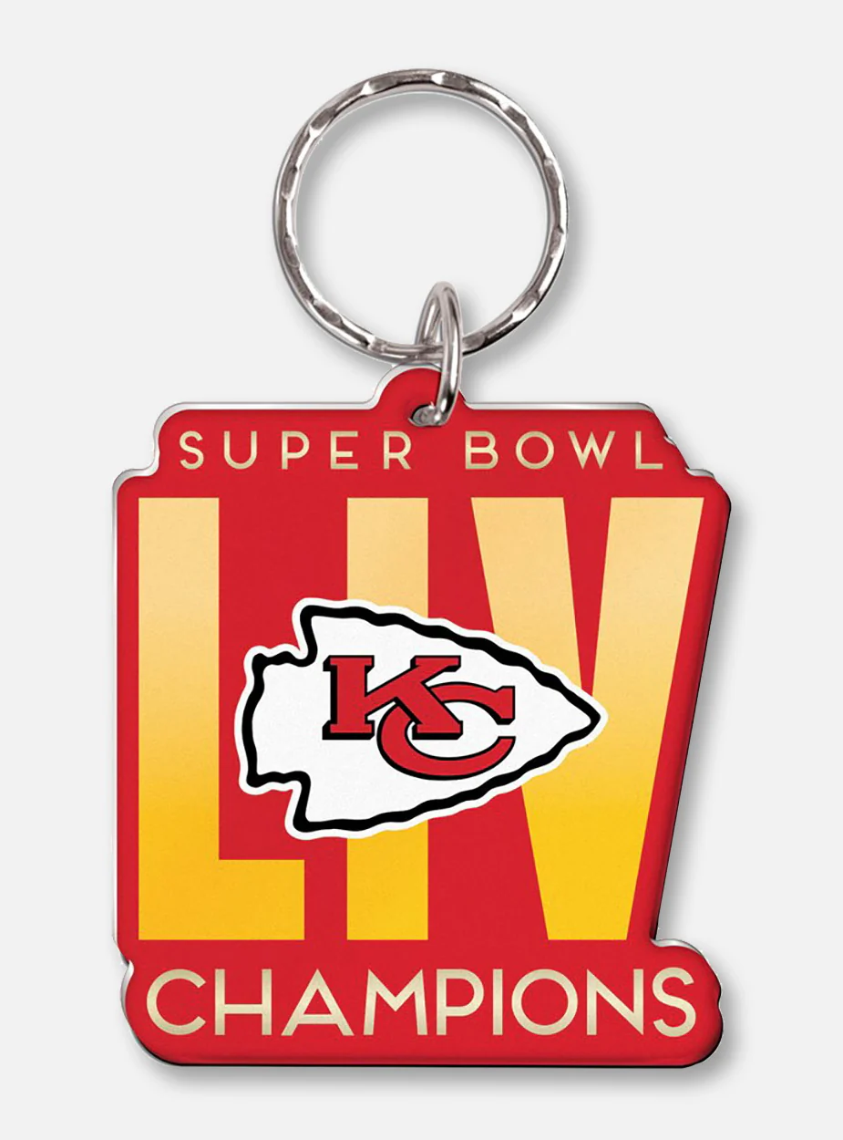 Texas Tech Red Raiders Kansas City Chiefs Super Bowl LIV Champions Key Ring