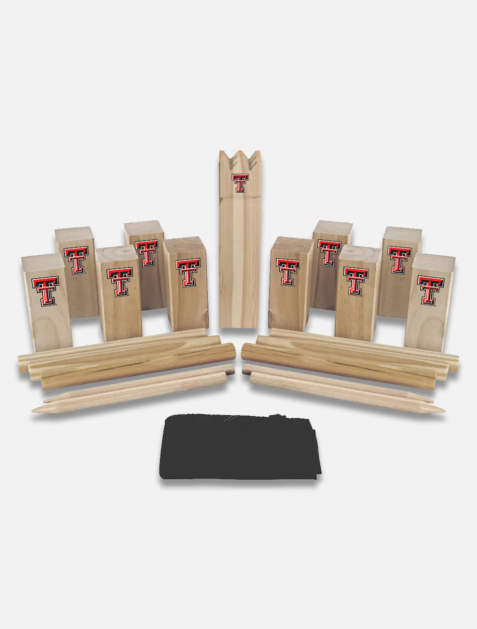 Texas Tech Red Raiders Kubb Viking Chess Game