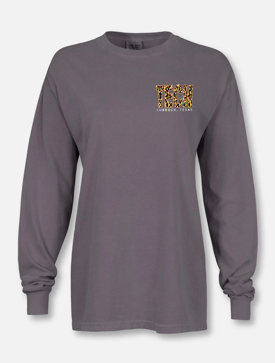 Texas Tech Red Raiders "Leopard Pride" Long Sleeve T-Shirt - Image 2