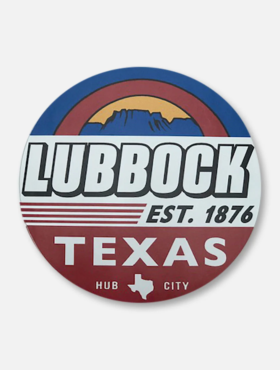 Texas Tech Red Raiders Lubbock, Texas Est 1876 Decal
