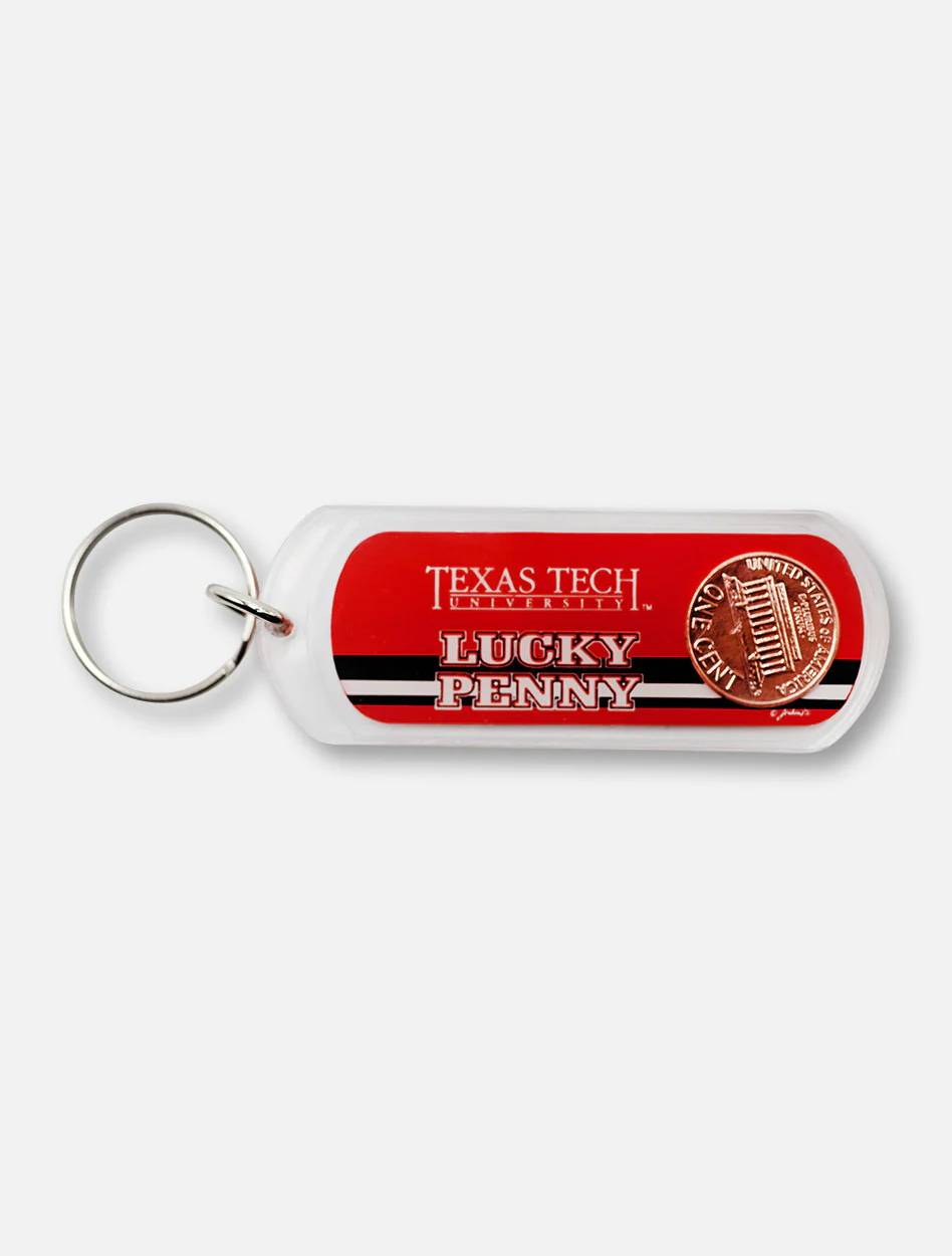 Texas Tech Red Raiders Lucky Penny Keychain