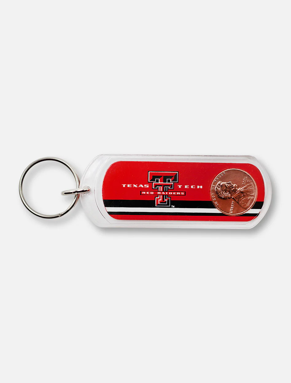 Texas Tech Red Raiders Lucky Penny Keychain - Image 2