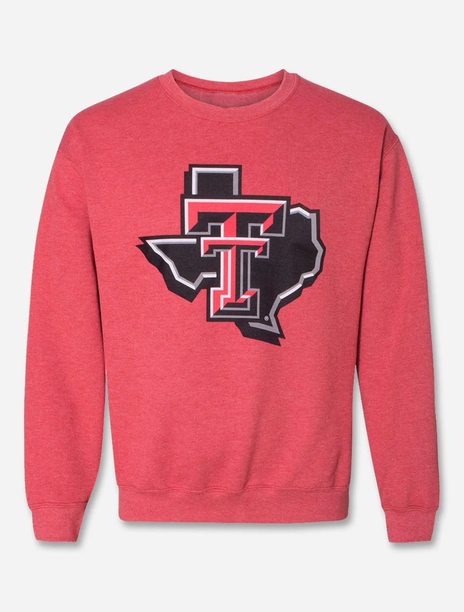 Texas Tech Red Raiders "ON FRONT" Pride Crew Sweatshirt