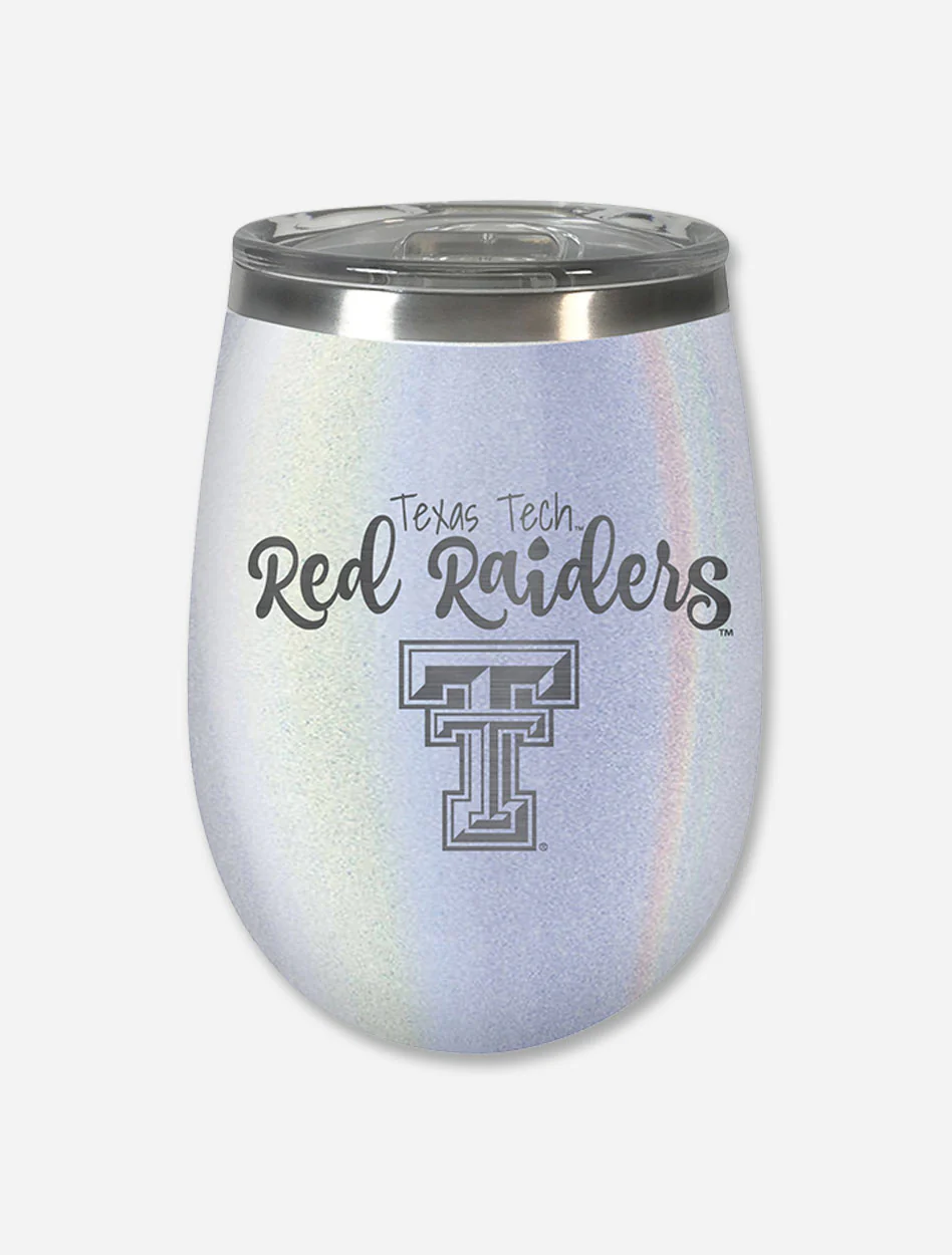 Texas Tech Red Raiders Opal Double Walled Travel Stemless Wine Glass