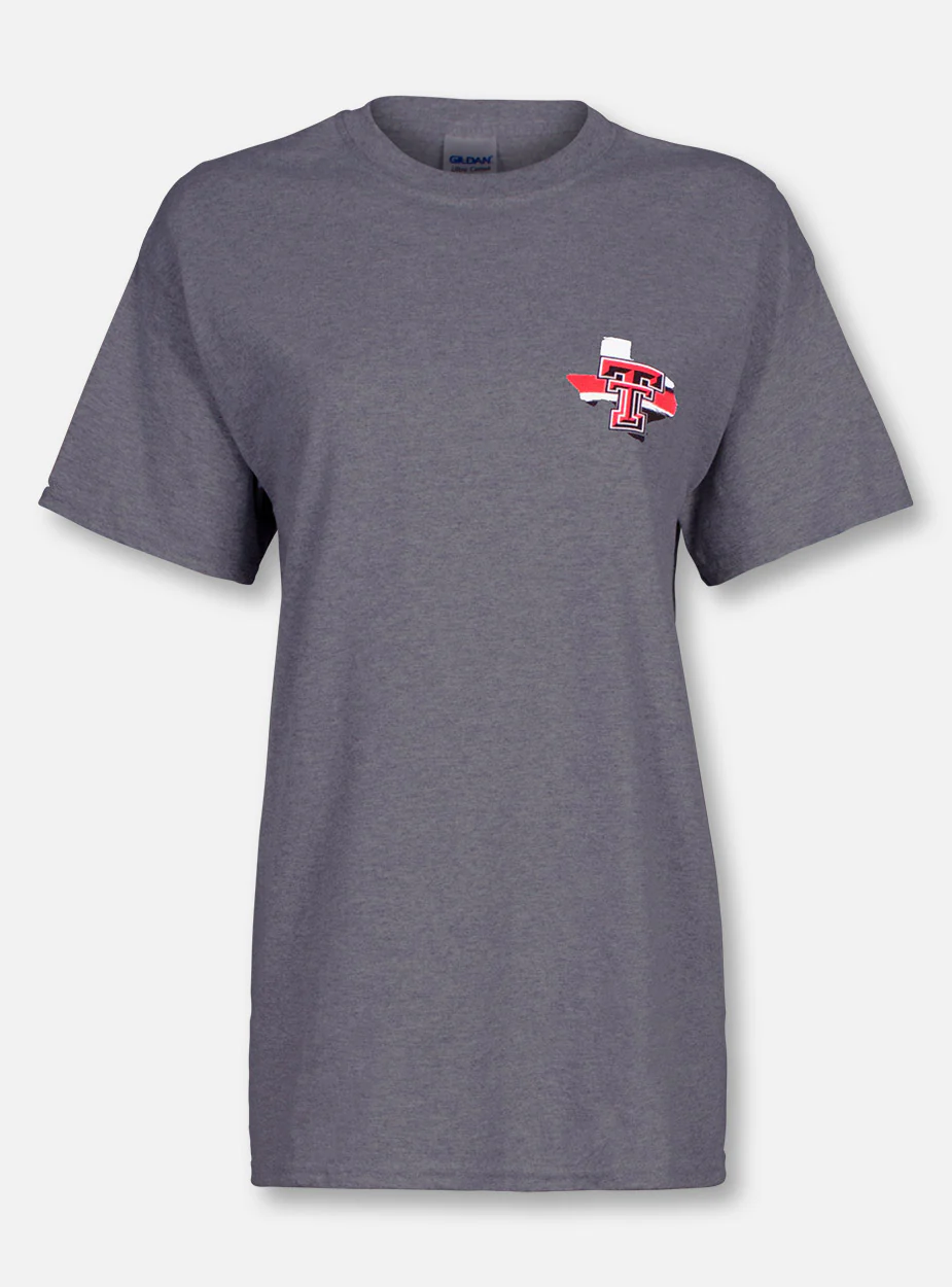 Texas Tech Red Raiders  "Paint Brush" Team Color T-Shirt - Image 2
