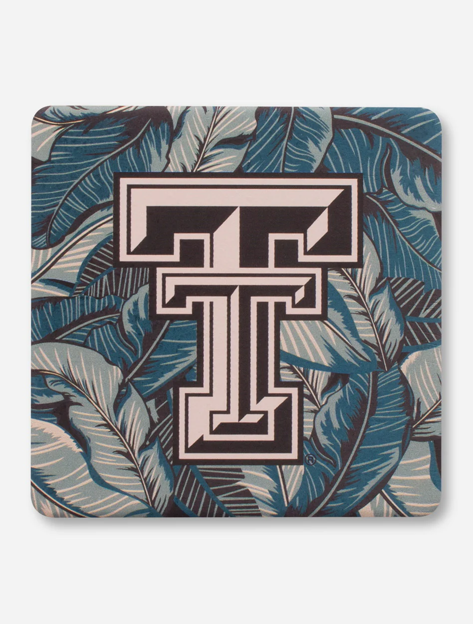 Texas Tech Red Raiders Palm Leaves Coaster
