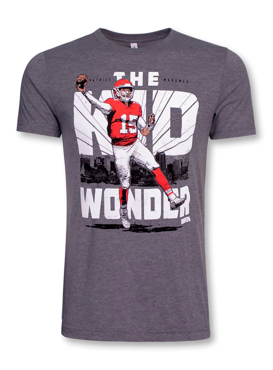 Texas Tech Red Raiders Patrick Mahomes "The Kid Wonder" Short Sleeve T-Shirt