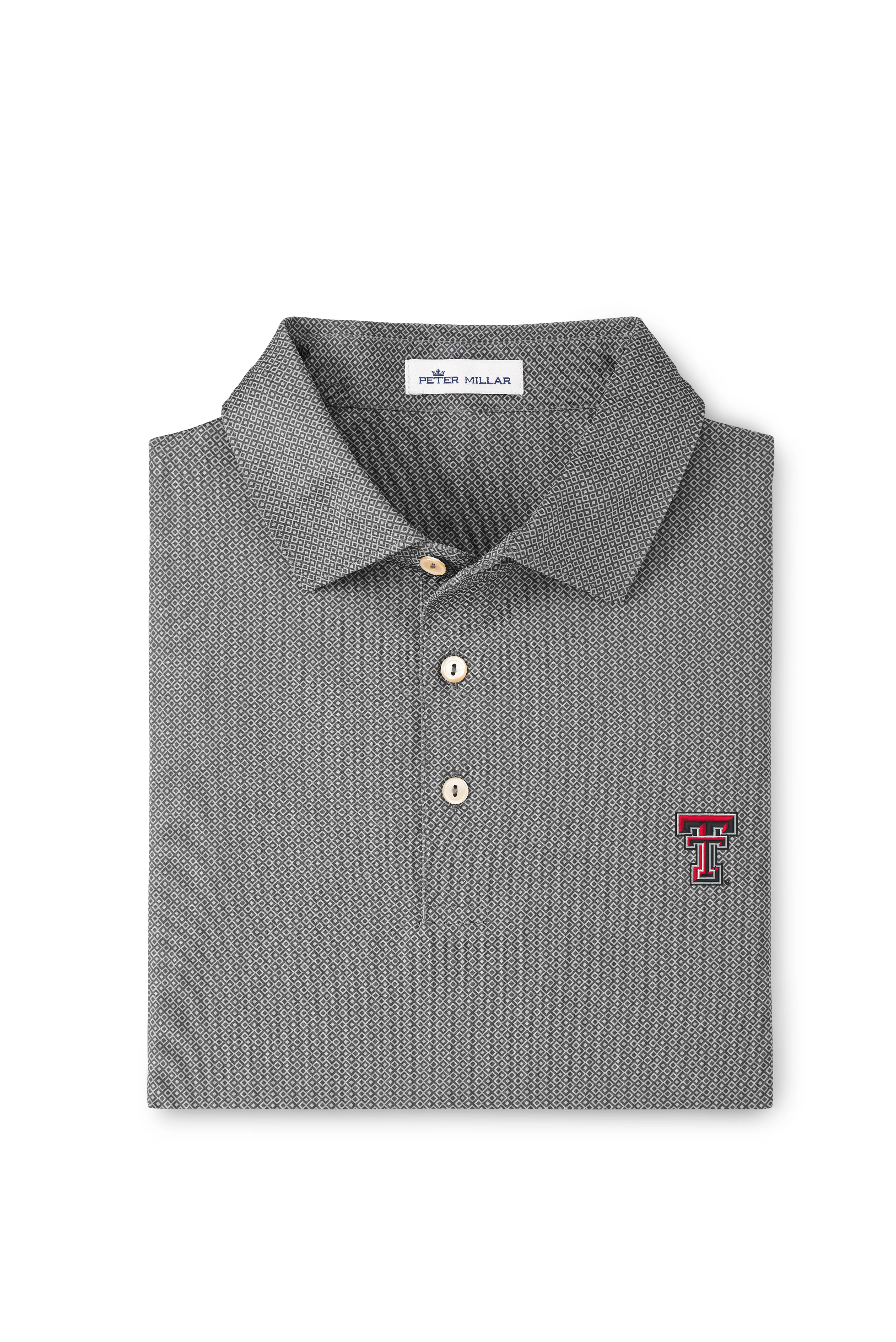 Texas Tech Red Raiders Peter Millar "JAMM" Printed Geo Stretch Jersey Polo - Image 2