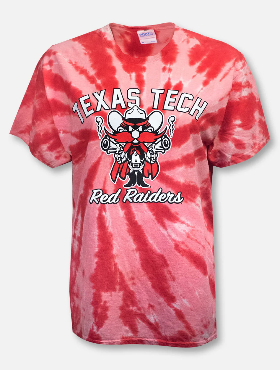 Texas Tech Red Raiders Raider Red Tie Dye T-Shirt - Image 3