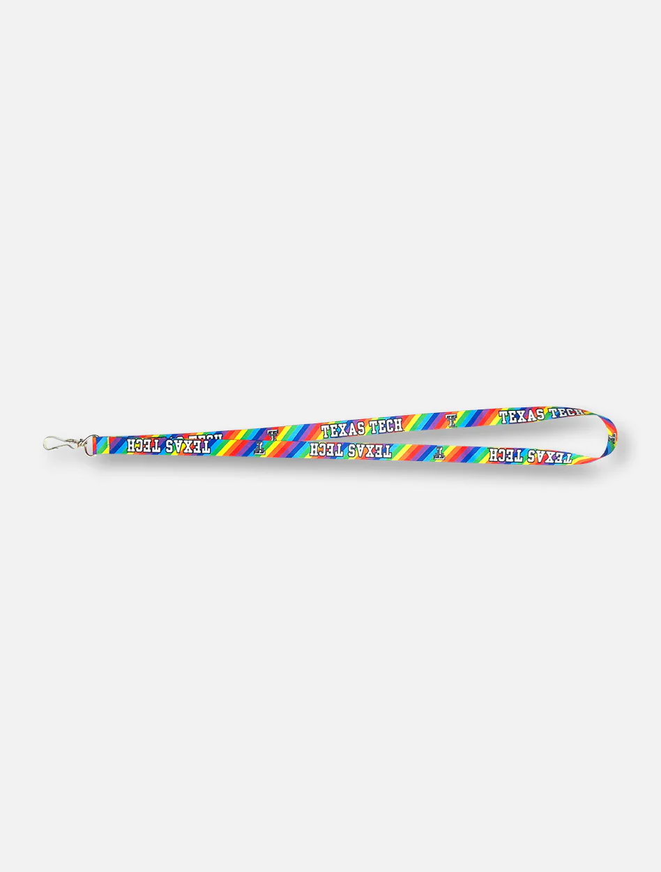 Texas Tech Red Raiders Rainbow Lanyard