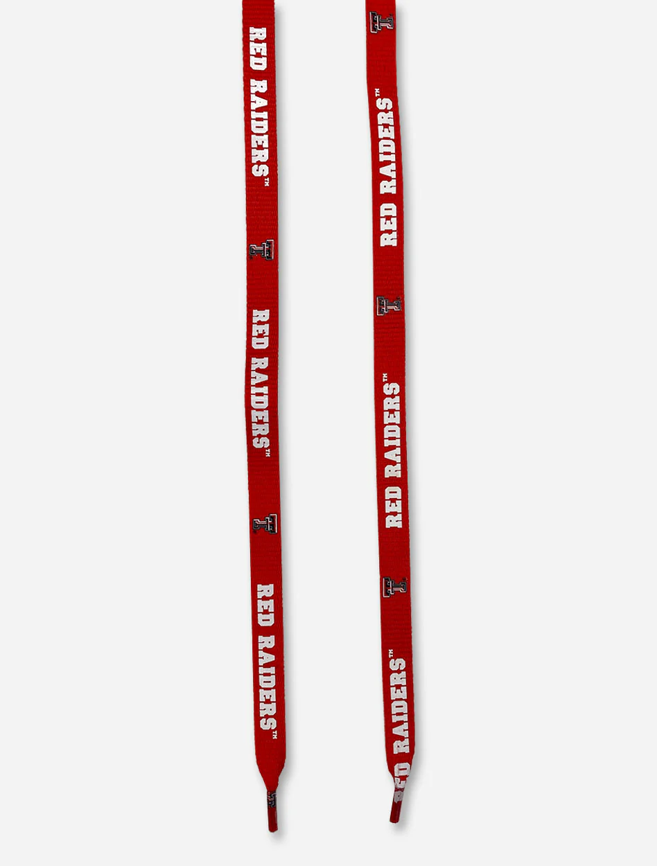 Texas Tech Red Raiders Red Shoe Laces