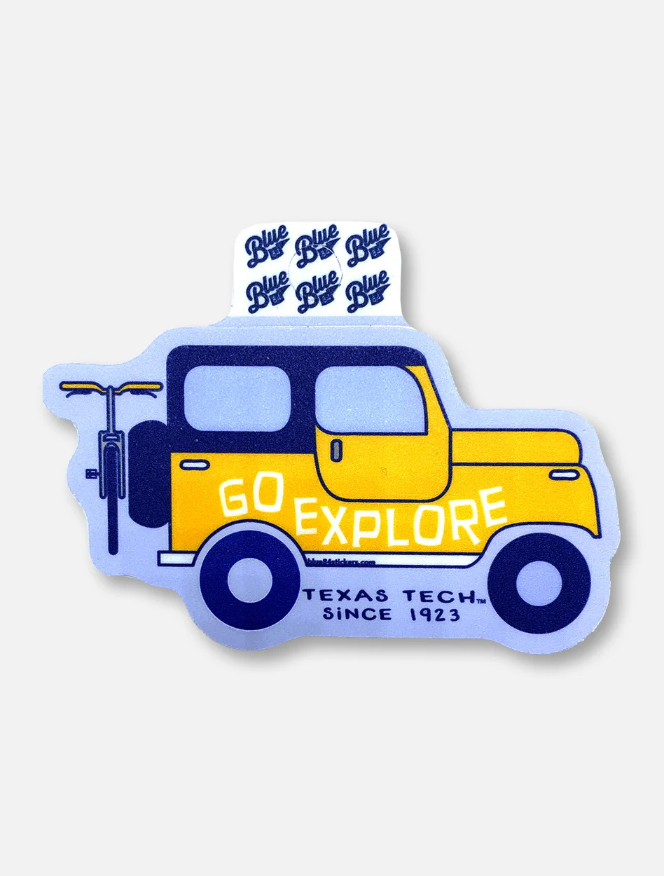 Texas Tech Red Raiders "Shindig" Go Explore Decal