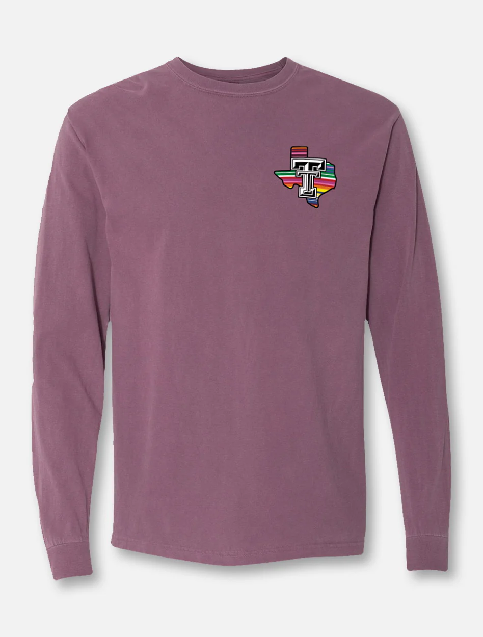Texas Tech Red Raiders Stacked "Baja Blanket" Long Sleeve T-Shirt - Image 4