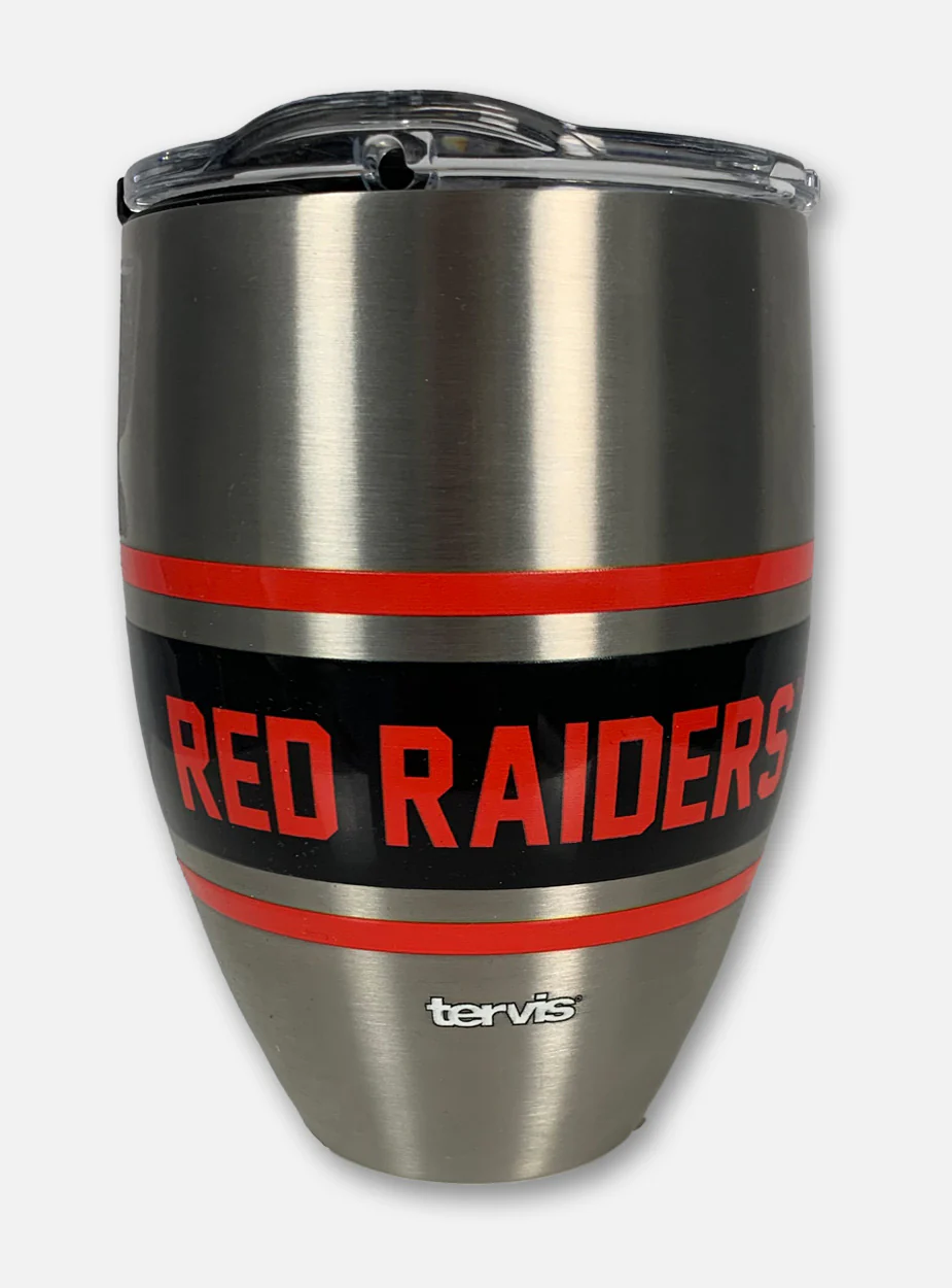 Texas Tech Red Raiders Stripes 12oz Tumbler - Image 2