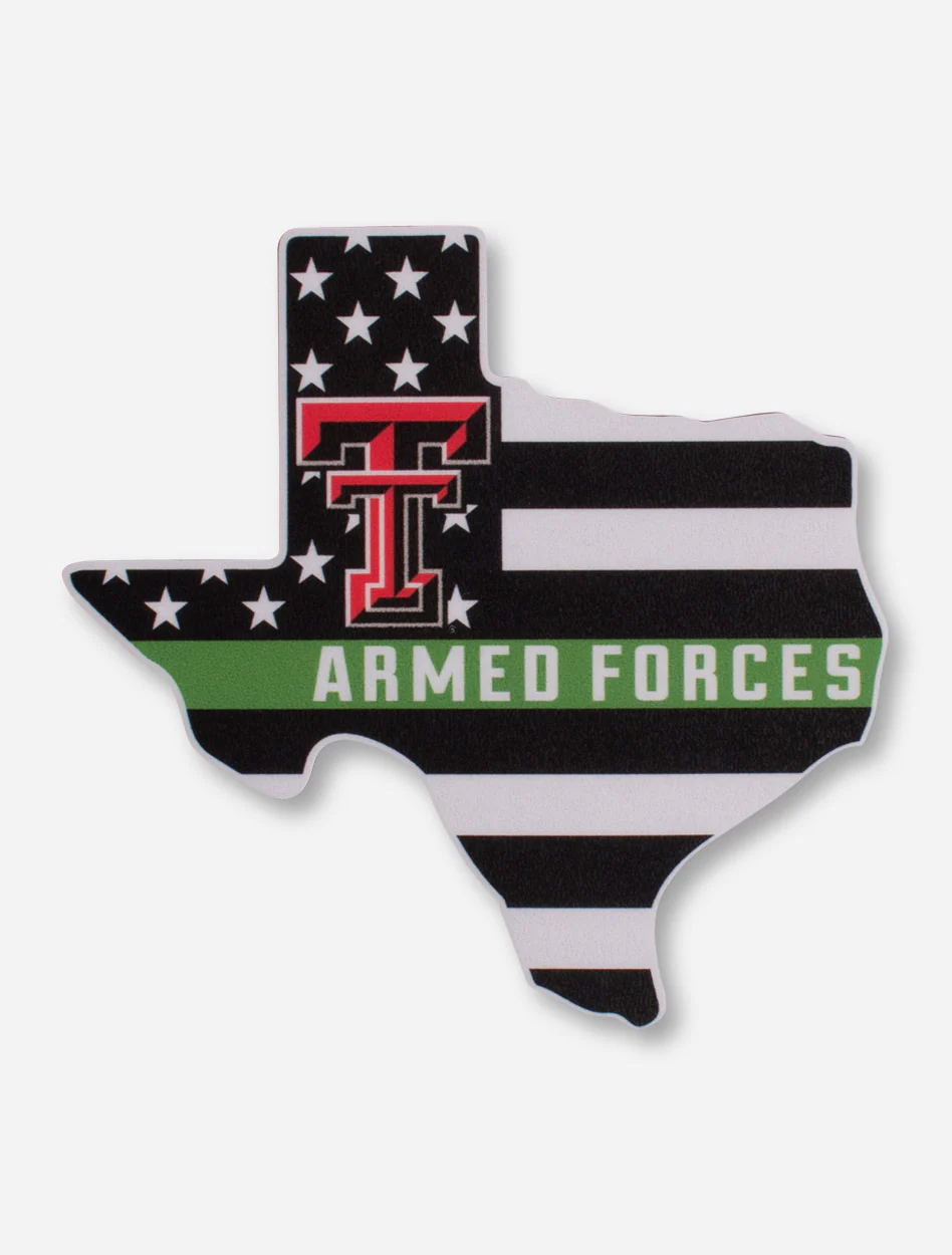 Texas Tech Red Raiders Support Our Armed Forces Decal
