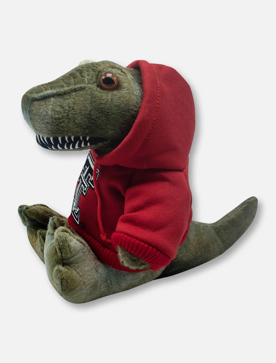 Texas Tech Red Raiders T-Rex with Double T Hoodie Plush Toy - Image 2