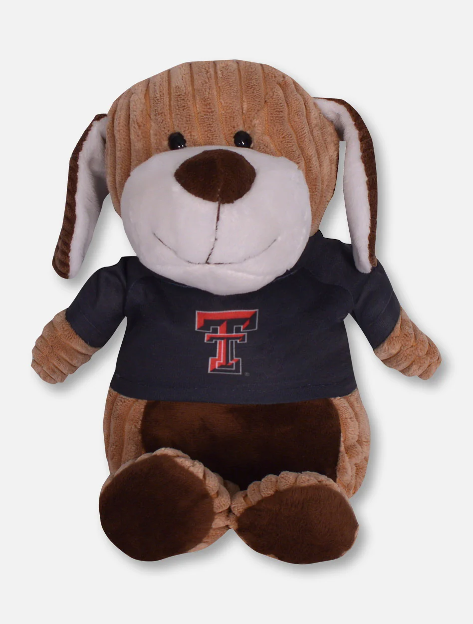 Texas Tech Red Raiders Texas Tech Corduroy Plush Dog in Tech T-Shirt