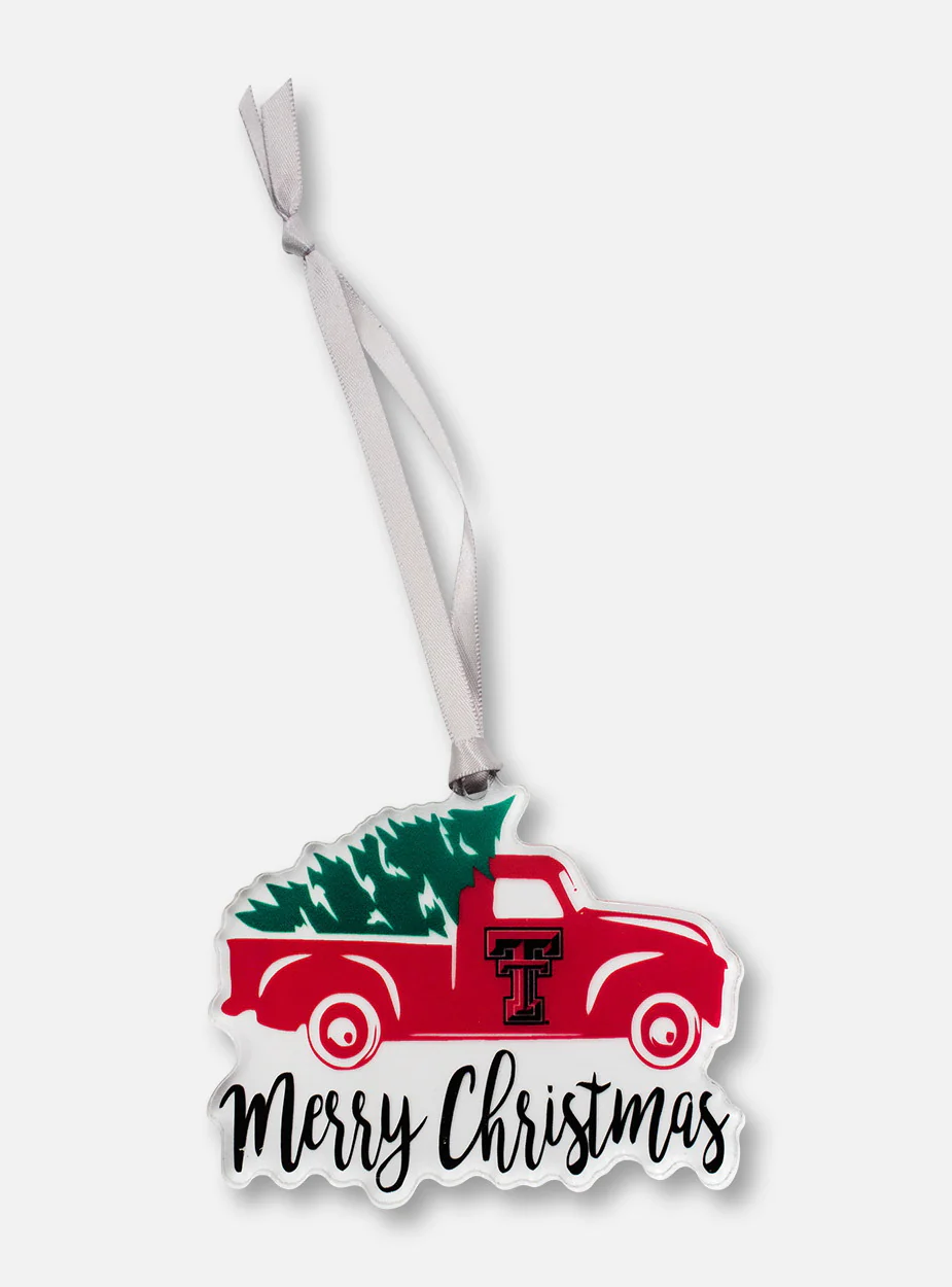 Texas Tech Red Raiders "Truck with Tree" Ornament